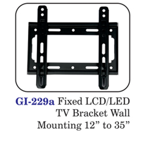 Fixed Lcd / Led Tv Bracket Wall Mounting 12" To 35"