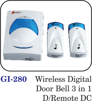 Wireless Digital Door Bell 3 In 1 D /remote Dc