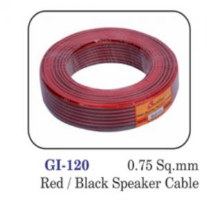 0.75 Sq.mm Red / Black Speaker Cable