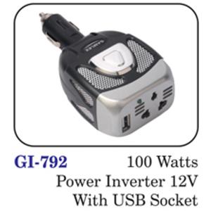 100 Watts Power Inverter 12v With Usb Socket