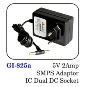 5v 2amp Smps Adaptor Ic Dual Dc Socket