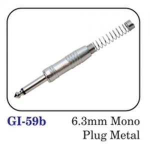 6.3mm Mono Plug Metal