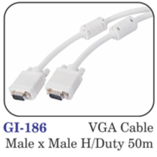 Vga Cable Male X Male H/duty 50m