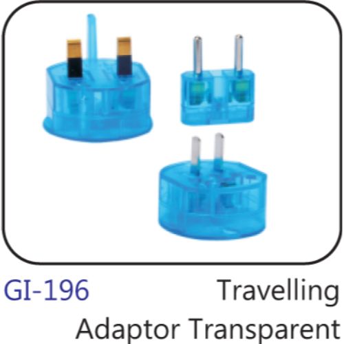 Travelling Adaptor Transparent