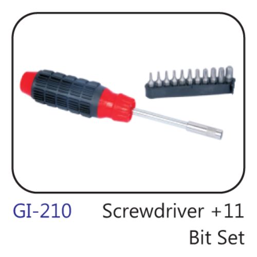 Screwdriver + 11 Bit Set