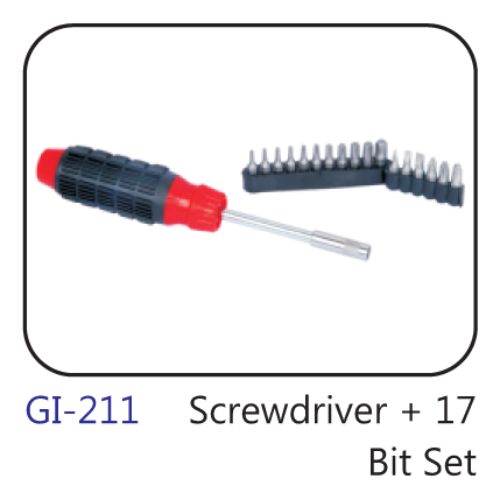 Screwdriver + 17bit Set