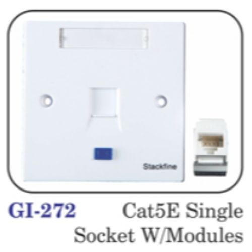 Cat5e Single Socket W/modules