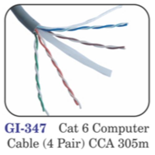 Cat 6 Computer Cable (4 Pair) Cca 305m