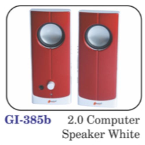 2.0 Computer Speaker White