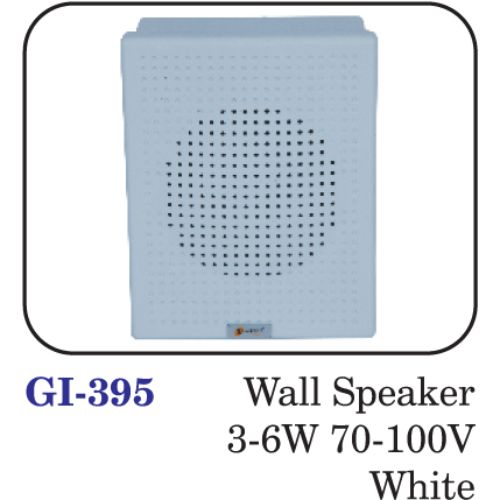 Wall Speaker 3-6w 70-100v White