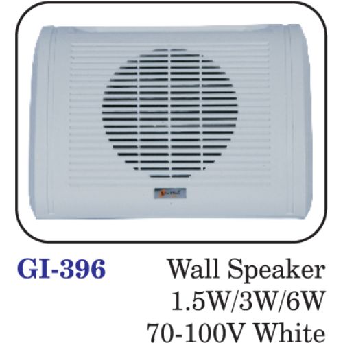 Wall Speaker 1.5w/3w/6w 70-100v White