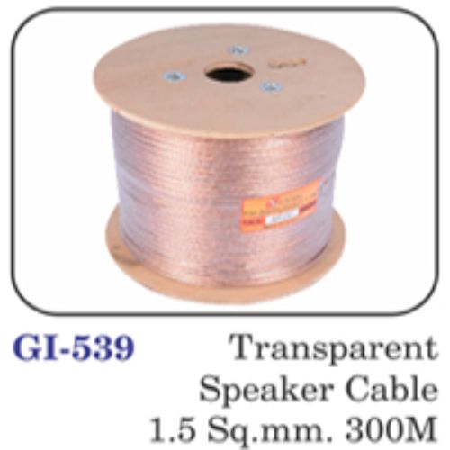 Transparent Speaker Cable 1.5 Sq.mm 300m(taiwan)