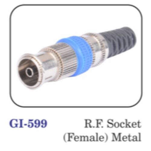 R.f. Plug (female) Metal