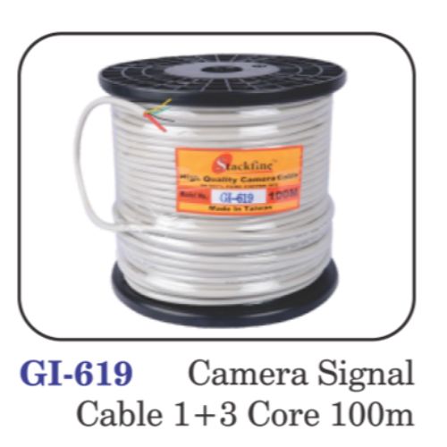 Camera Signal Cable 1 + 3 Core 100m (taiwan)