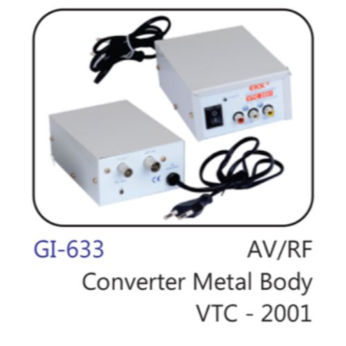 Av/rf Converter Metal Body Vtc-2001