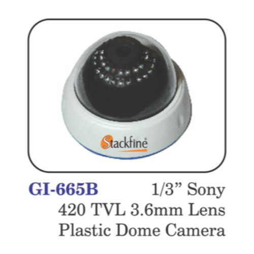 1/3" Sony 420tvl 3.6mm Lens Plastic Dome Camera