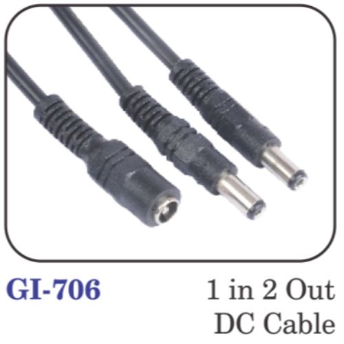 1 In 2 Out Dc Cable