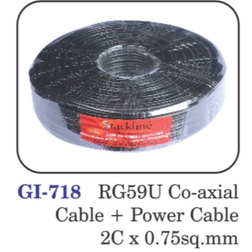 Rg59u Co-axial Cable + Power Cable 2c X 0.75sq.mm