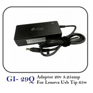 Adapter 20v 3.25amp For Lenova Usb Tip 65w