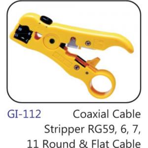 Coaxial Cable Stripper Rg 59,6,7,11 Round & Flat Cable