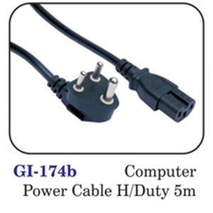 Computer Power Cable H/duty 5m