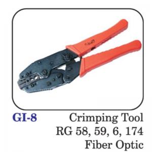 Crimping Tool Rg 58,59,6,174 Fiber Optic