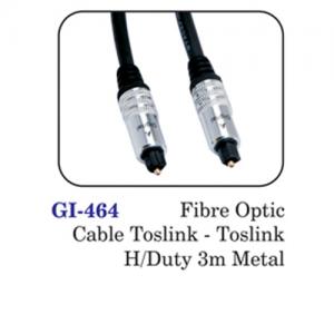 Fiber Optic Cable Toslink-toslink H/duty 3m Metal