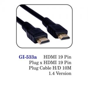 Hdmi 19 Pin Plug X Hdmi 19 Pin Plug Cable H/d 10m 1.4 Version
