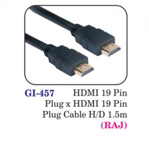 Hdmi 19 Pin Plug X Hdmi 19 Pin Plug Cable H/d 1.5m (raj)
