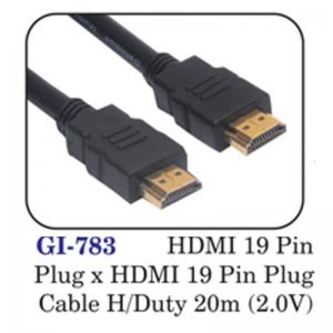 Hdmi 19 Pin Plug X Hdmi 19 Pin Plug Cable H/duty 20m (2.0v)