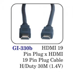 Hdmi 19 Pin Plug X Hdmi 19 Pin Plug Cable H/duty 30m (1.4v)