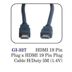 Hdmi 19 Pin Plug X Hdmi 19 Pin Plug Cable H/duty 5m (1.4v)