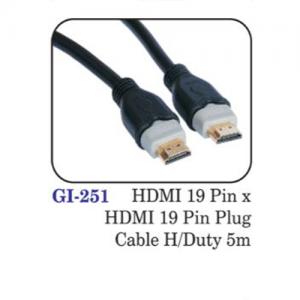 Hdmi 19 Pin Plug X Hdmi 19 Pin Plug Cable H/duty 5m