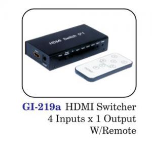Hdmi Switcher 4 Inputs X 1 Output W/remote