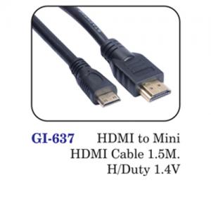 Hdmi To Mini Hdmi Cable 1.5m H/duty 1.4v