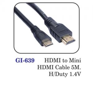 Hdmi To Mini Hdmi Cable 5m H/duty 1.4v