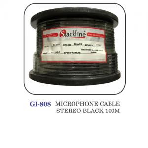 Microphone Cable Stereo Heavy Duty Black 100m