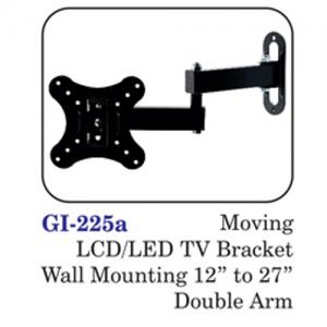 Moving Lcd / Led Tv Bracket Wall Mounting 12" To 27" Double Arm