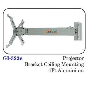 Projector Bracket Ceiling Mounting 4ft Aluminium
