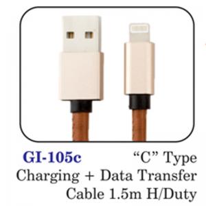 "c" Type Charging Data Transfer Cable 1.5 M H/duty