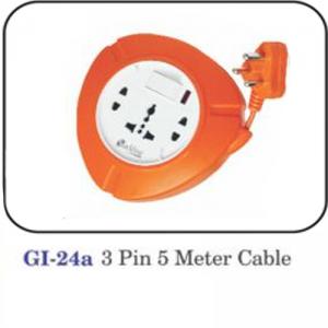 Round Flex Box W/single Switch 3pin 5m Cable