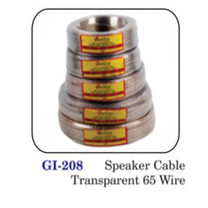 Speaker Cable Transparent 65 Wire