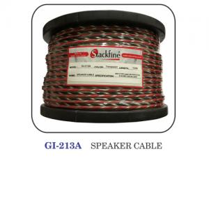 Speaker Cable Transparent Red / Black 14 Awg 100m