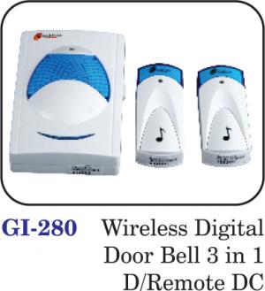 Wireless Digital Door Bell 3 In 1 D /remote Dc