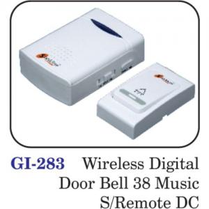 Wireless Digital Door Bell 38 Music S / Remote Dc